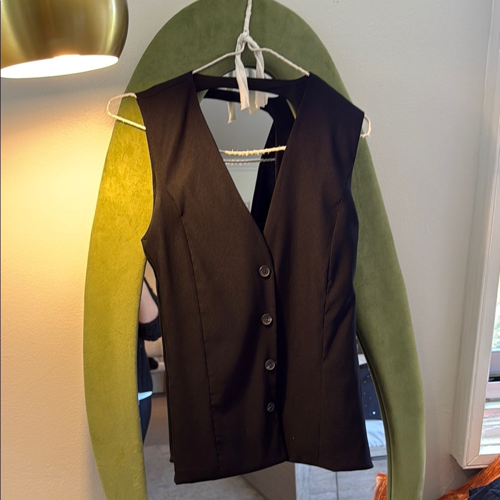 Zara Black Vest